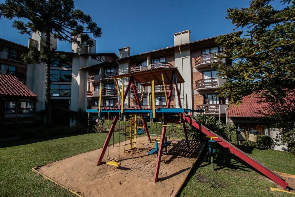 Flat No Residencial Pousada Serrano Centro Gramado Bagian luar foto